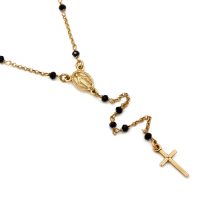 Ezüst aranyozott rózsafűzér "49-54"