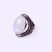 Ezüst holdköves gyűrű "12x16"