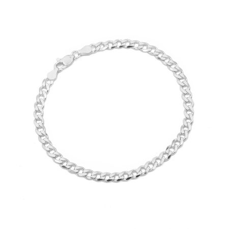 Ezüst tömör pancer karlánc "ród.4,3”