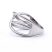 Ezüst kő nélküli gyűrű "átlós"