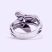 Ezüst gyűrű cirkónia és tekla gyöngyökkel