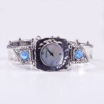 Shablool izraeli ezüst opál köves karóra