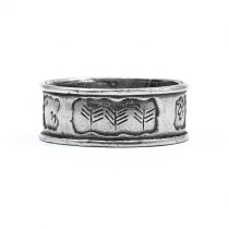 Izraeli ezüst gyűrű "8"