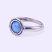 Izraeli ezüst opál köves gyűrű "kerek.8"