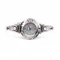 Shablool izraeli ezüst karóra gyönggyel