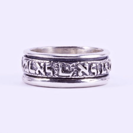 Izraeli ezüst forgatható gyűrű