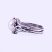 Izraeli ezüst gyöngy gyűrű "hullám"